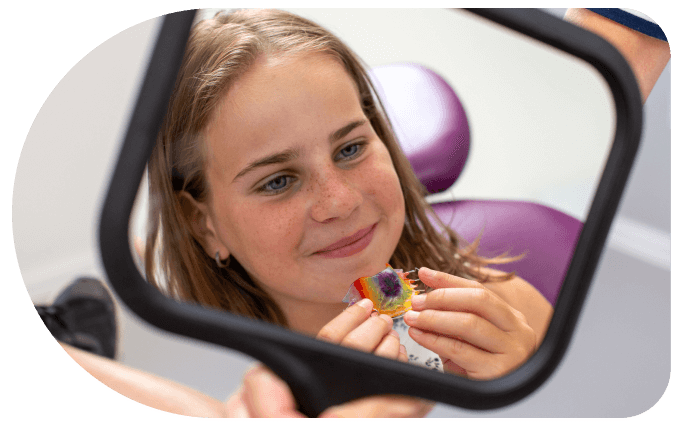 Nasazení snímacích rovnátek